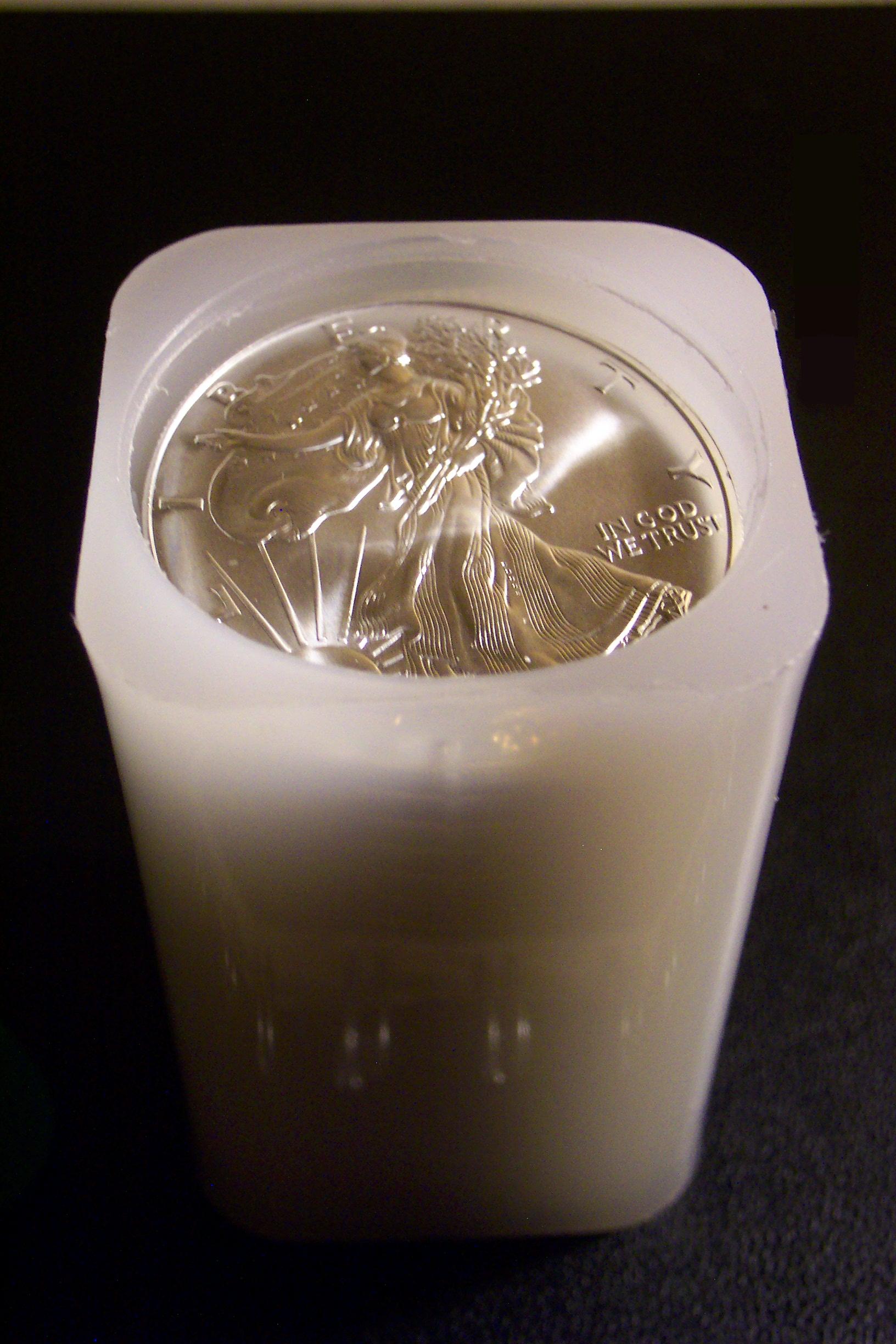 Tub of 20 x 1 Dollar Silver Eagles 2006