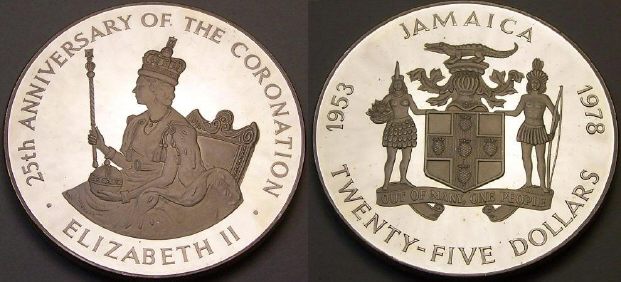 Get your 4 ounce 1978 Jamaican silver $25 from www.lainson.eu