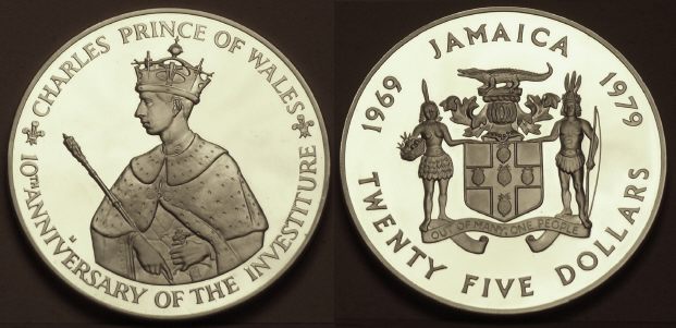 Get your 4 ounce 1979 Jamaican silver $25 from www.lainson.eu