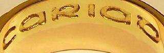 Ring R8 Dragon hallmark