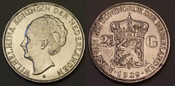 A Dutch 2.1/2 Guilders from www.lainson.eu