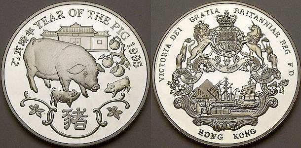 Silver round from Hong Kong, 28 grammes of .999 silver from www.lainson.eu.