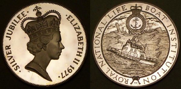 RNLI silver medal from www.lainson.eu