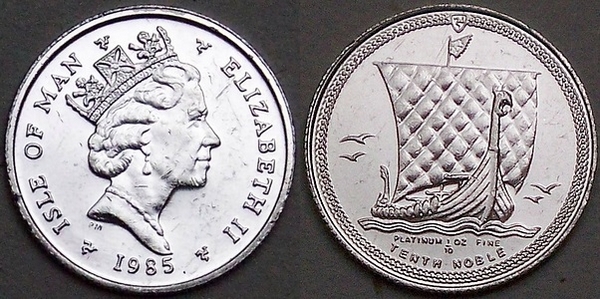 Isle of Man platinum 1/10th Noble from lainson.eu