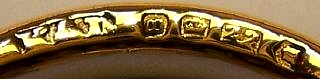 Ring 22.5 gold hallmark